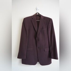 Sarar 100% Turkish Cashmere Eggplant Purple Sport Coat 40L